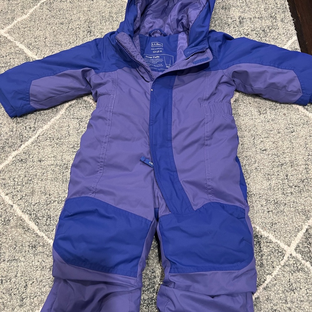 L.L. Bean Kids' Purple Snowsuit